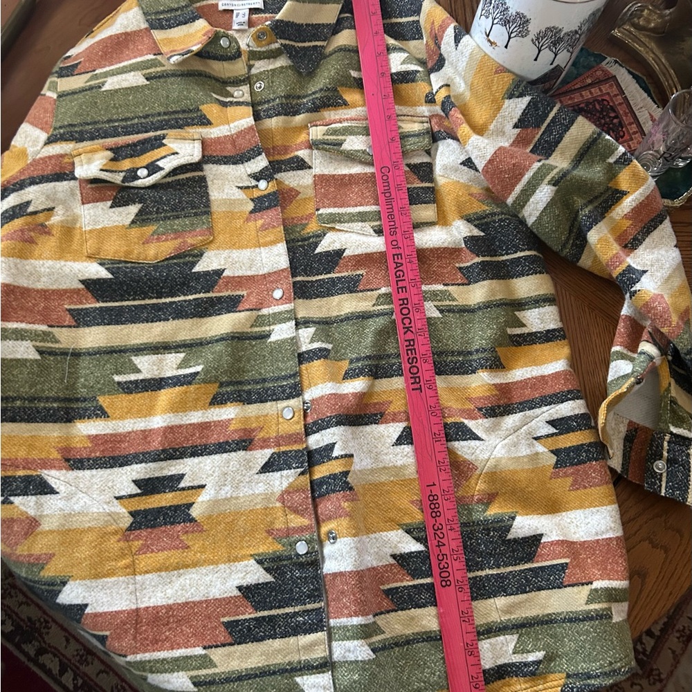Camouflage Aztec Shacket - Picture 11 of 16